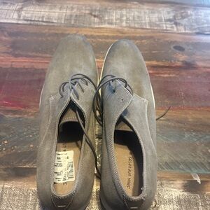 John Varvatos Gray Oxfords
